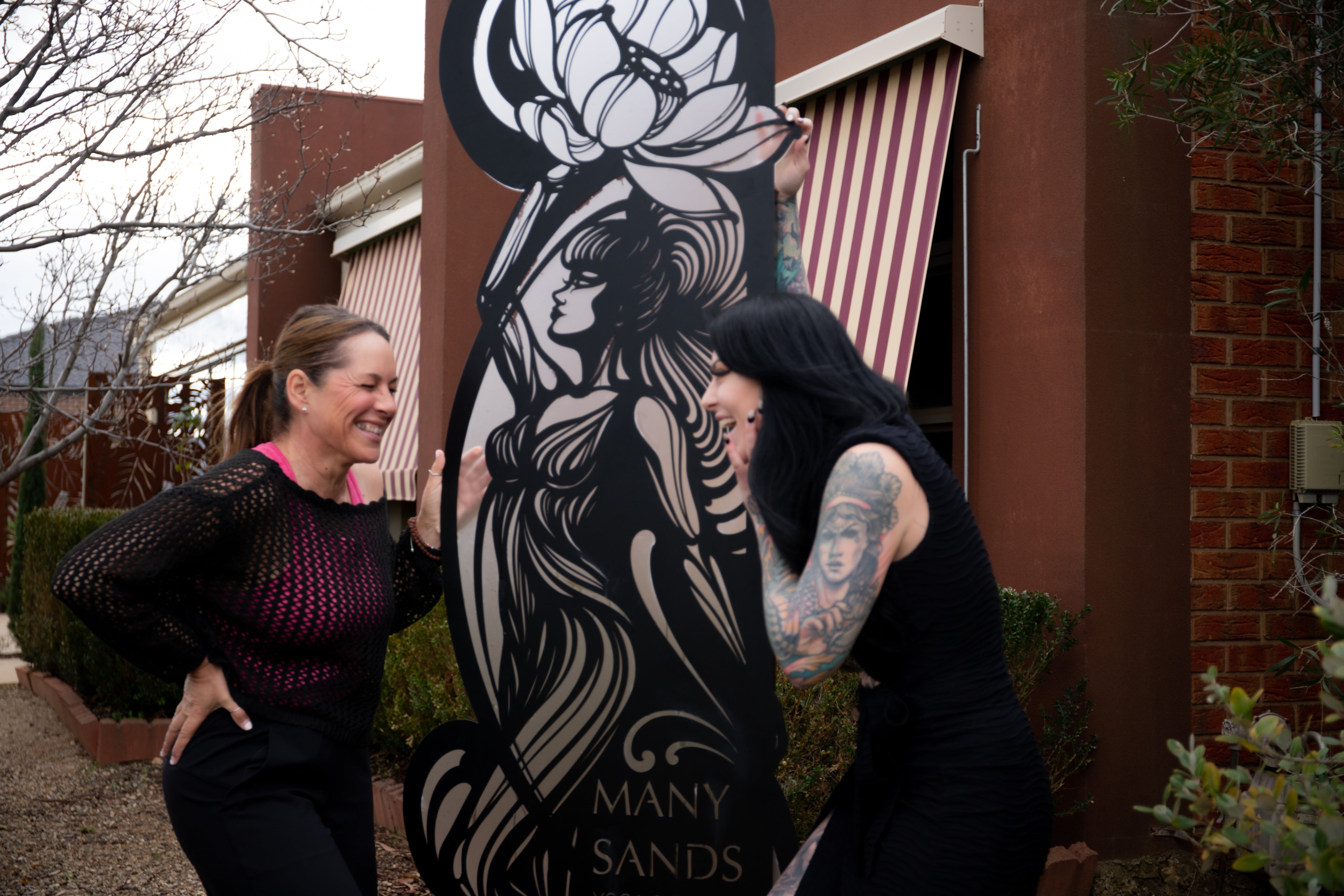 The Story Behind Many Sands Yoga and Pilates Steel Statement