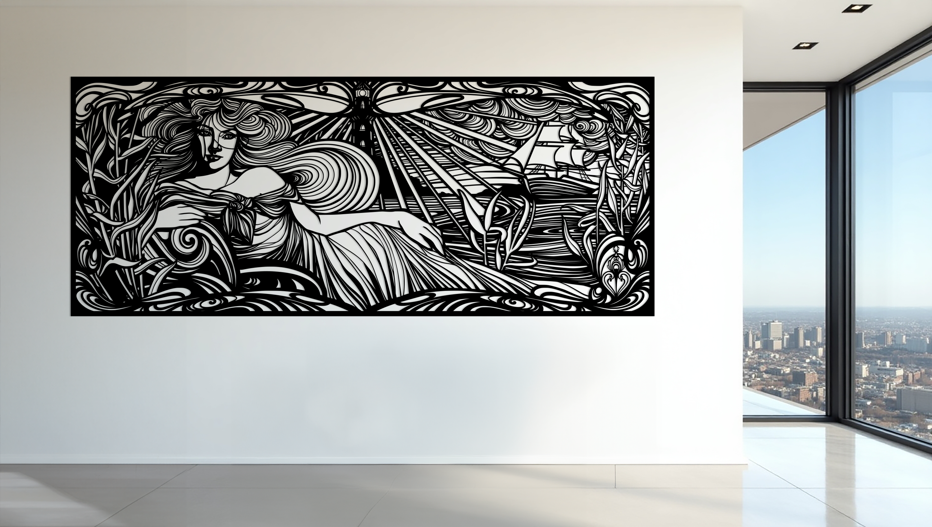 Calm Seas Metal Panel