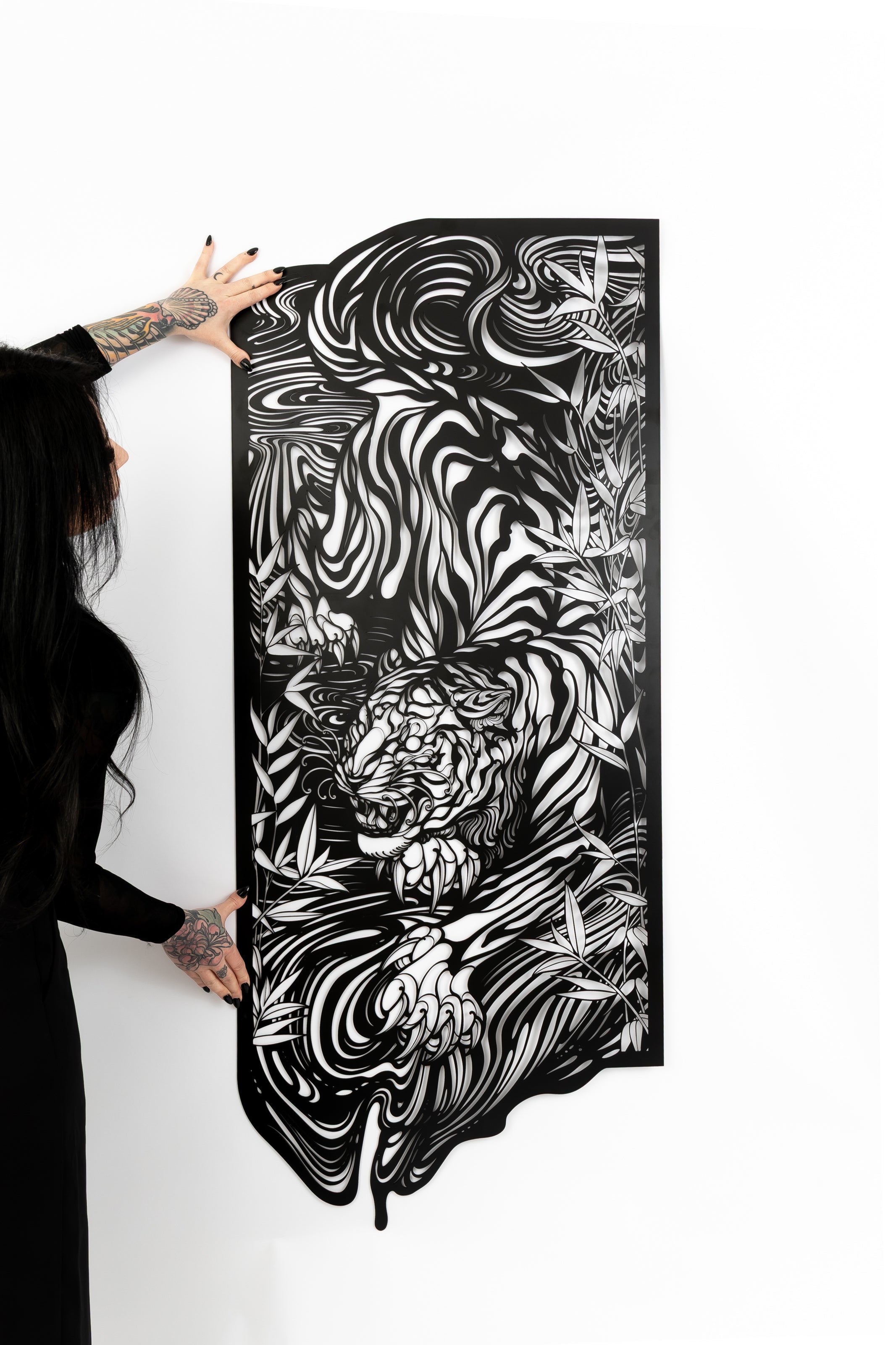 Creeping Tiger Metal Panel
