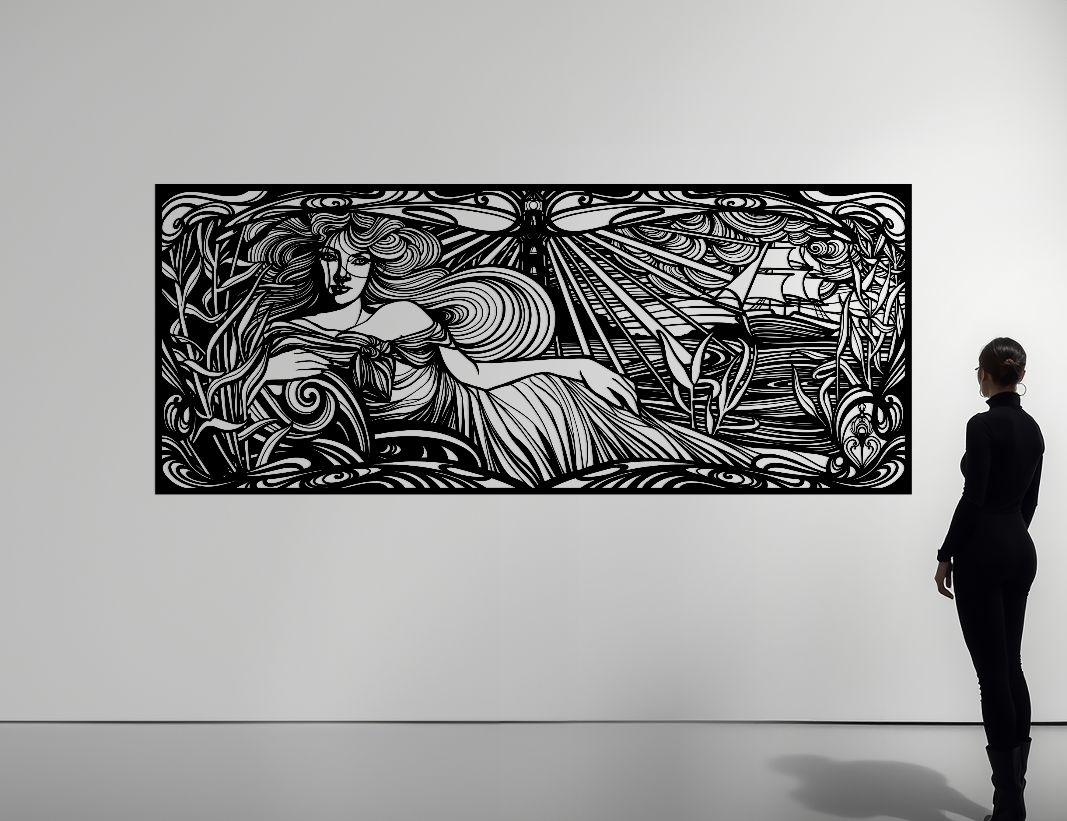 Calm Seas Metal Panel