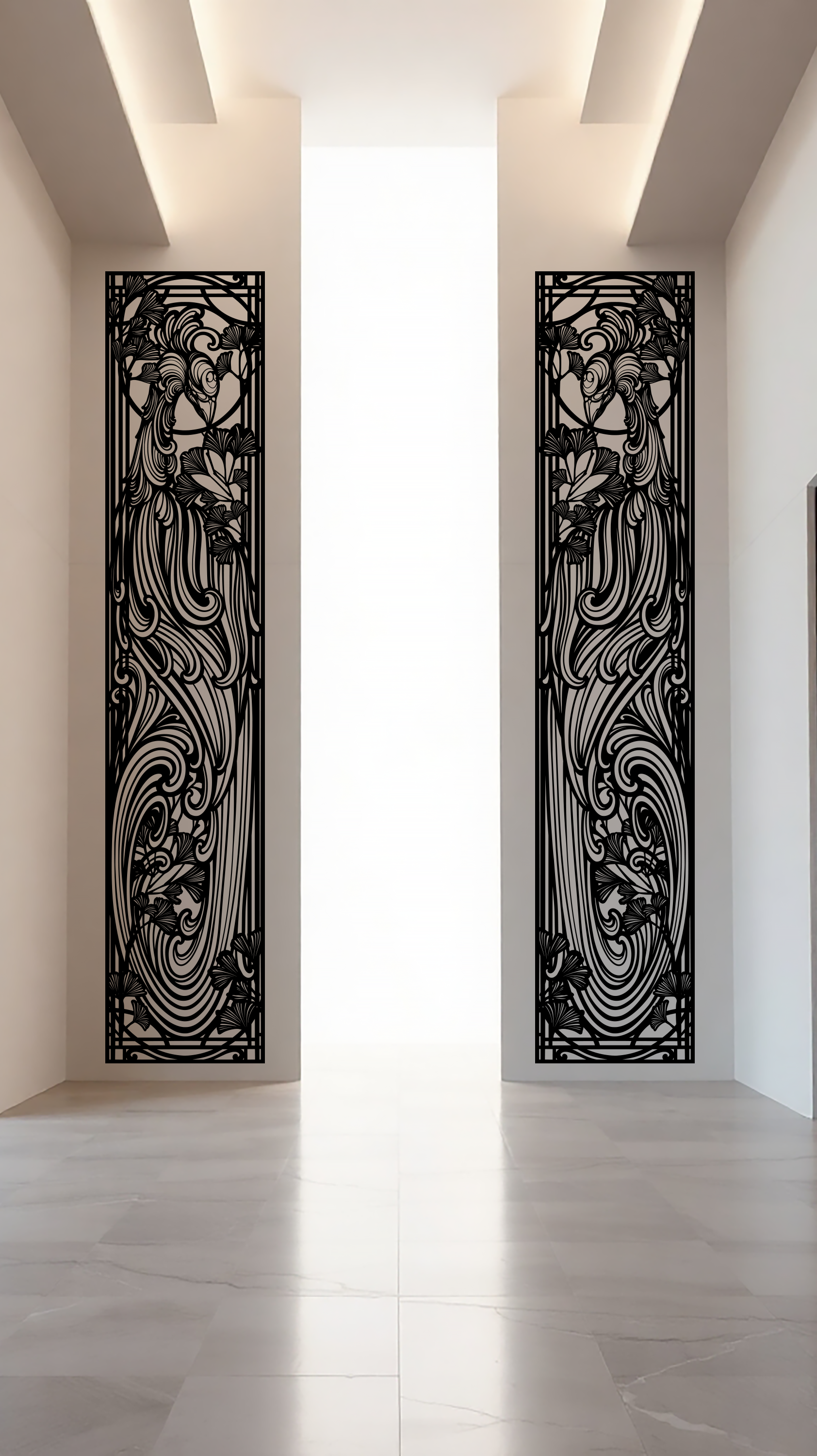 Tall Phoenix Metal Panel