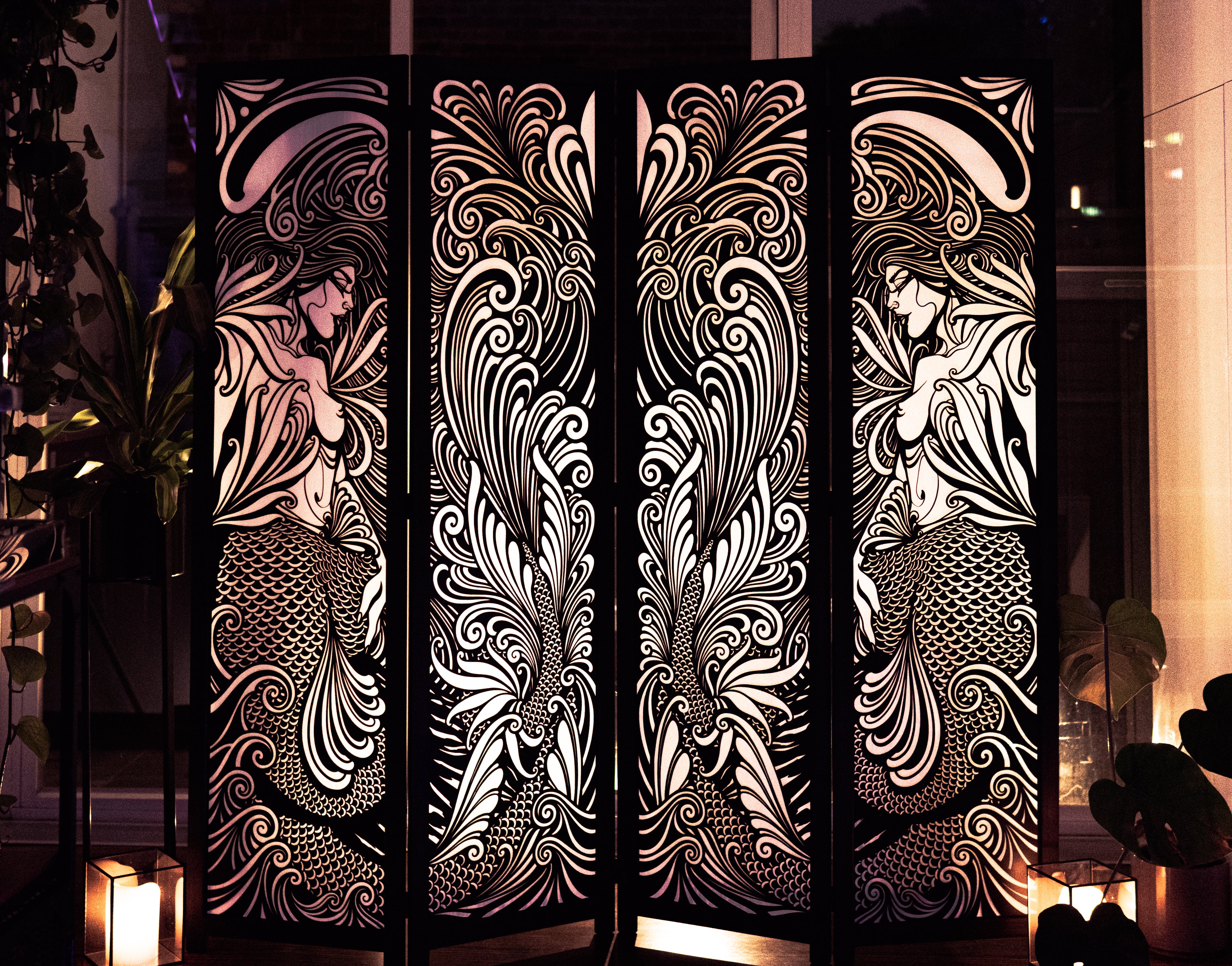Mermaid Room Divider